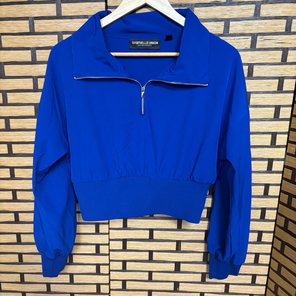 Gabrielle Union New York And Company Blue Top‎ Size Small